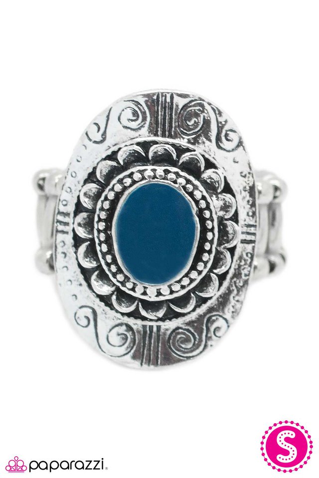 Paparazzi ♥ Step Up to the Plate - Blue ♥ Ring