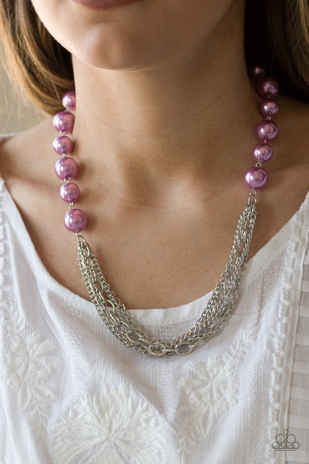 Paparazzi ♥ Runaway Bridesmaid - Purple ♥  Necklace