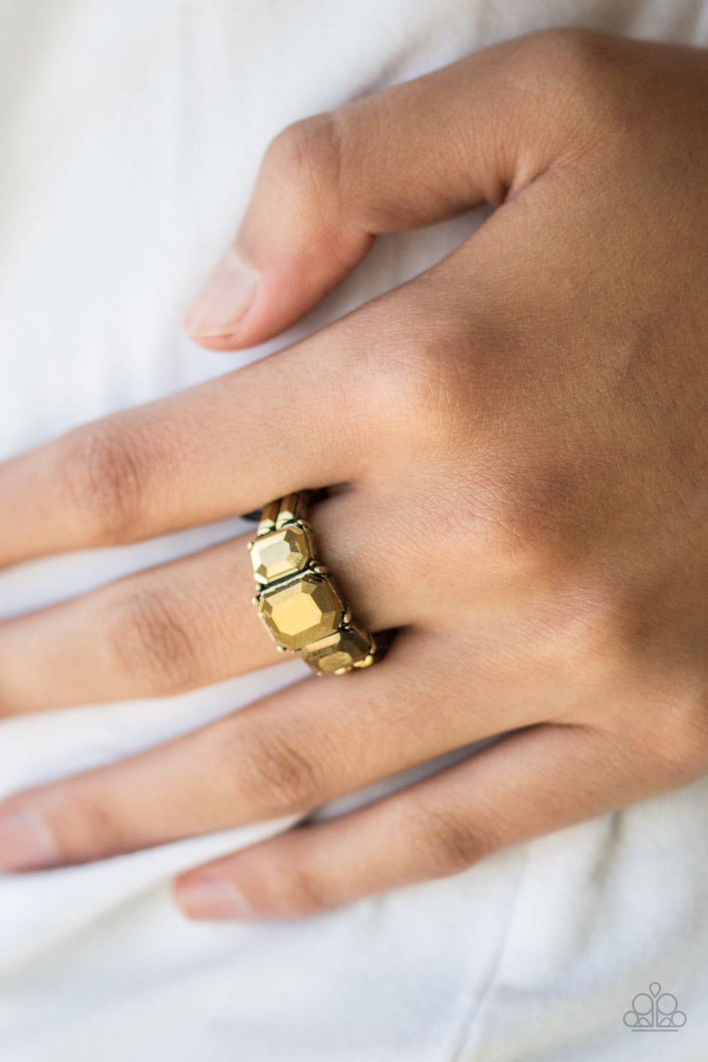 Paparazzi ♥ Rogue Royal - Brass ♥  Ring