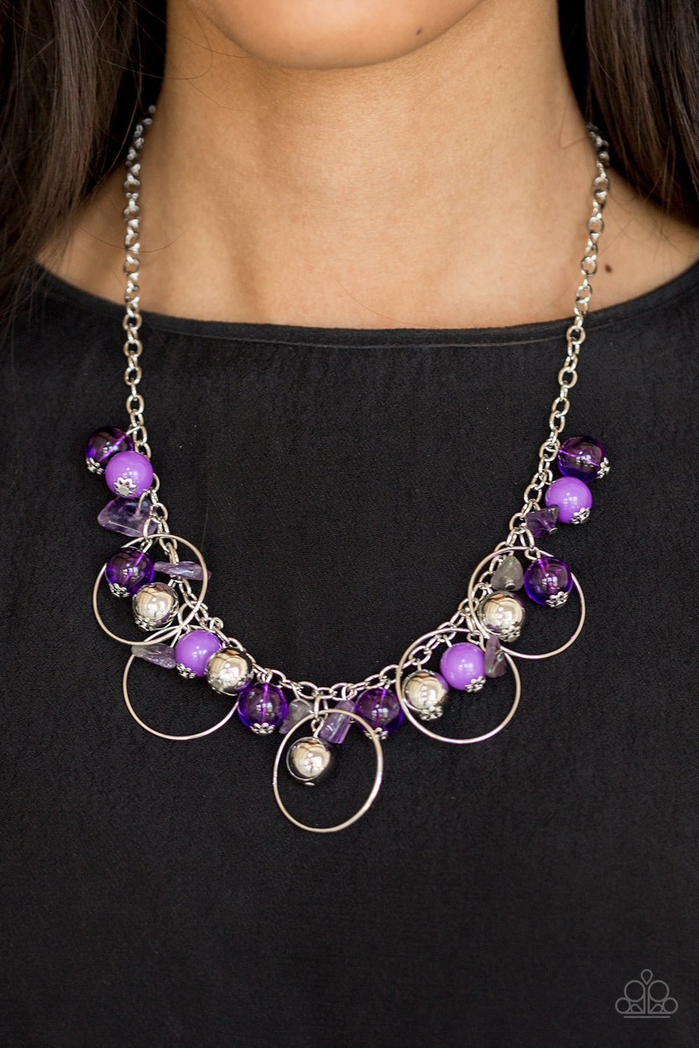 Paparazzi ♥ Mountain Mosaic - Purple ♥  Necklace