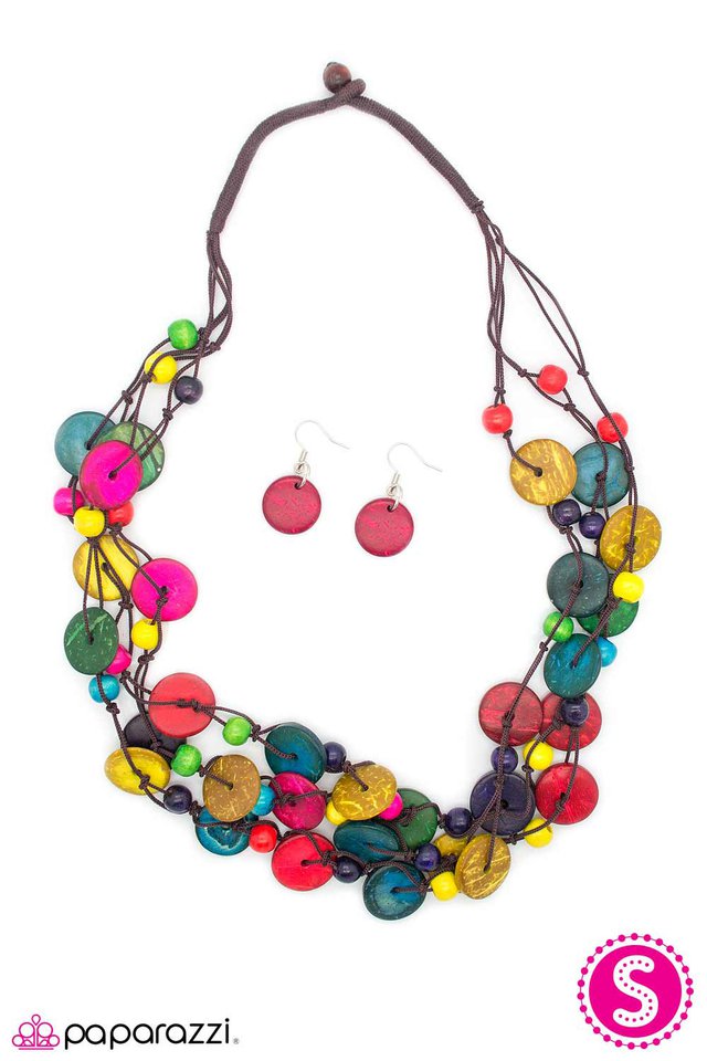 Paparazzi ♥ Of Your Own AcCORD - Multi-Color ♥ Necklace