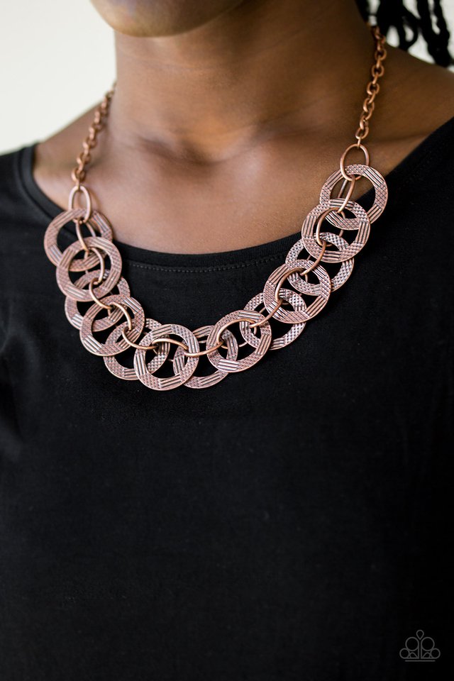Paparazzi ♥ The Main Contender - Copper ♥ Necklace