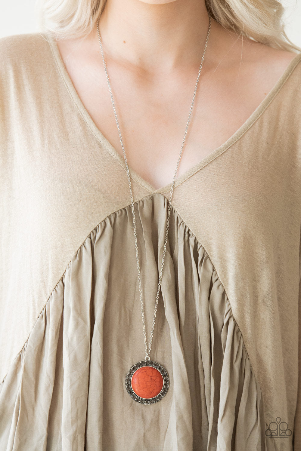 Paparazzi ♥ Run Out Of RODEO - Orange ♥  Necklace