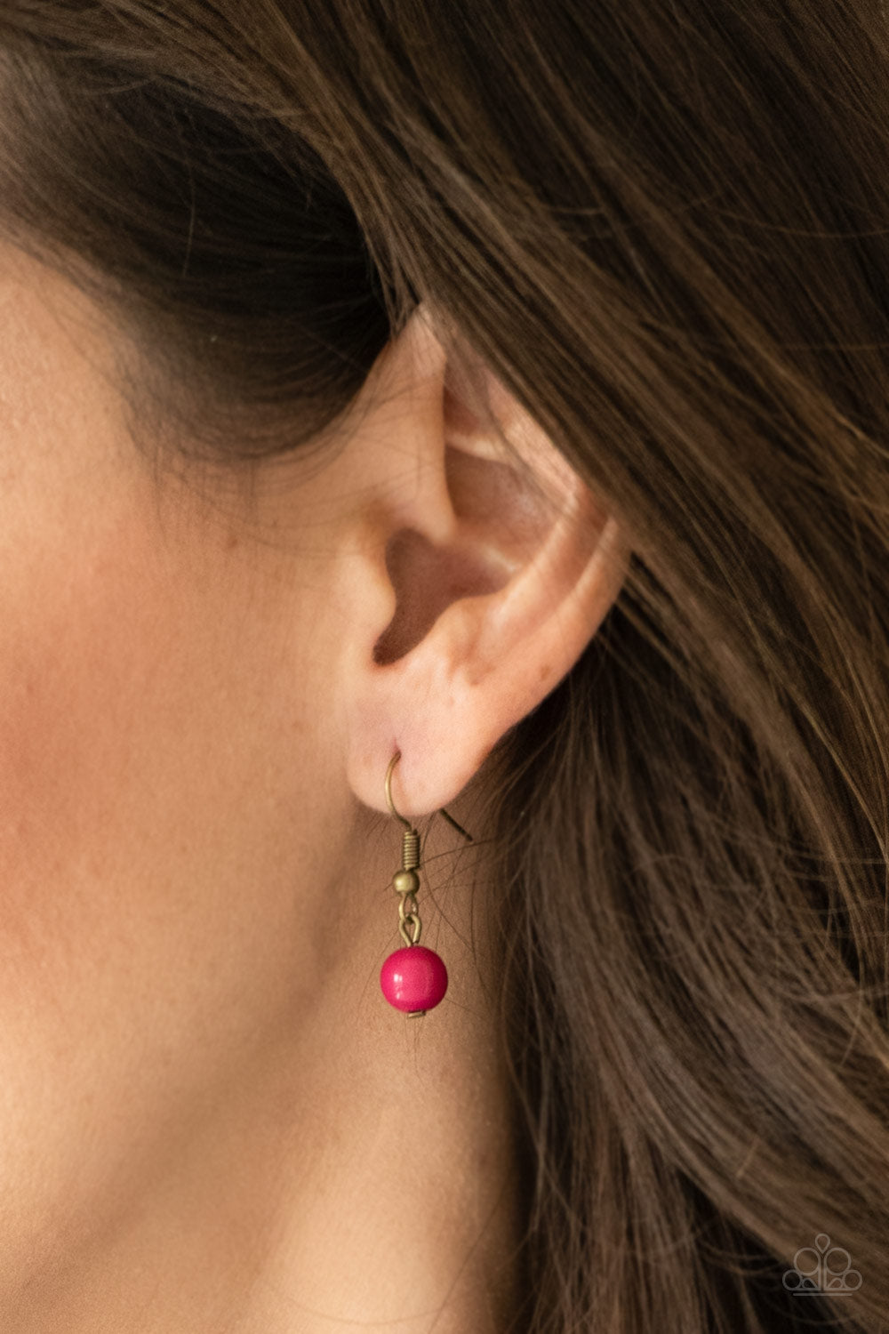 Paparazzi ♥ The GRIT Crowd - Pink ♥  Necklace