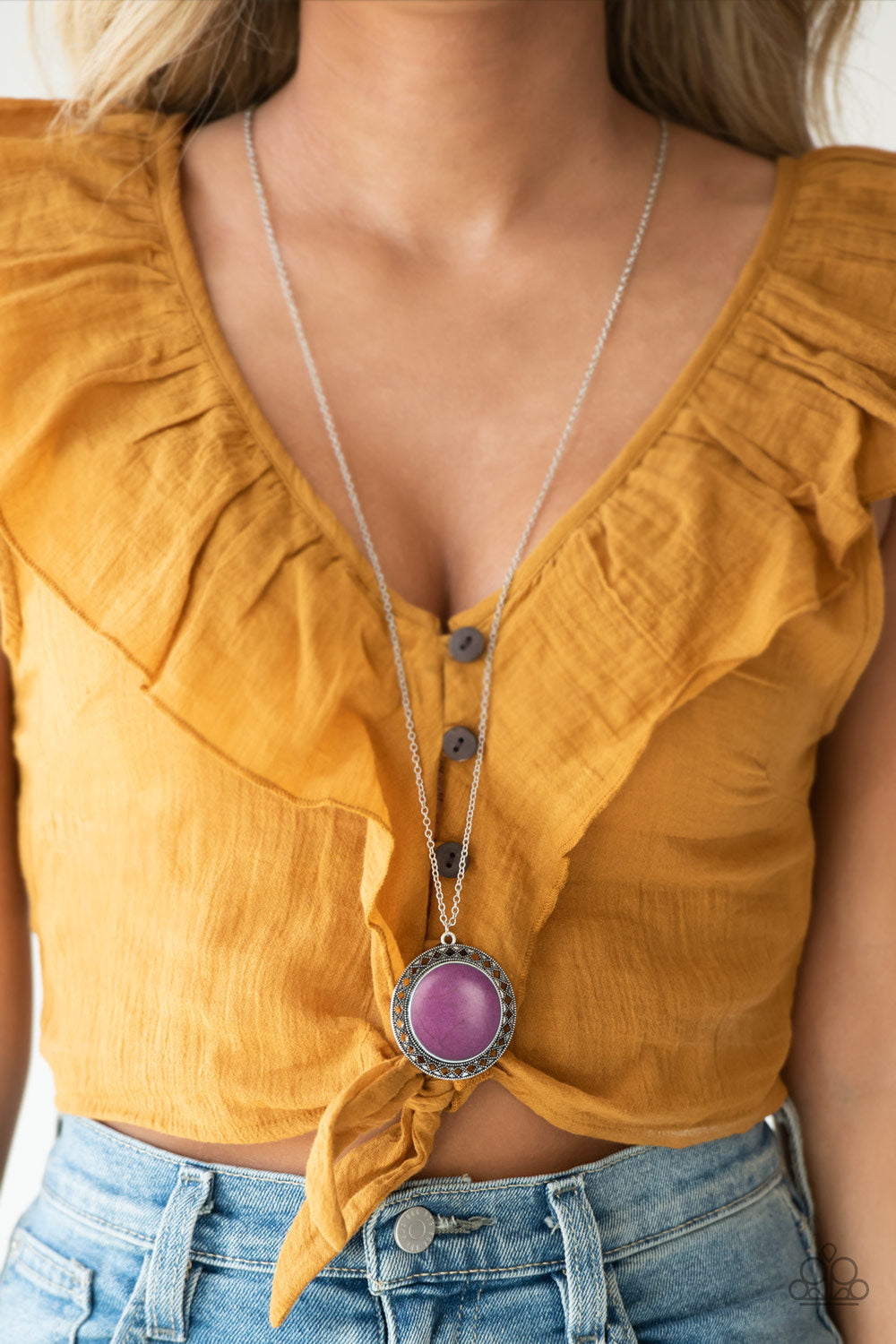 Paparazzi ♥ Run Out Of RODEO - Purple ♥  Necklace