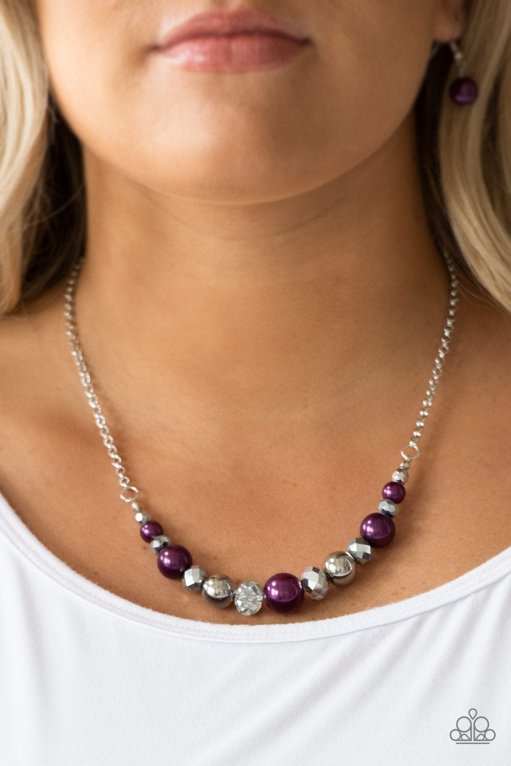 Paparazzi ♥ The Big-Leaguer - Purple ♥  Necklace