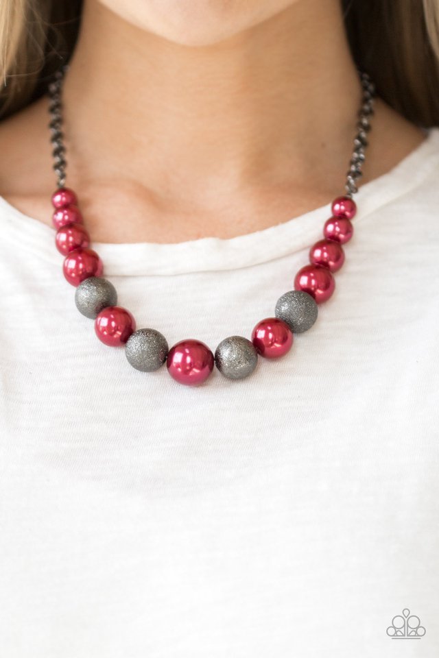 Paparazzi ♥ Color Me CEO - Red ♥ Necklace