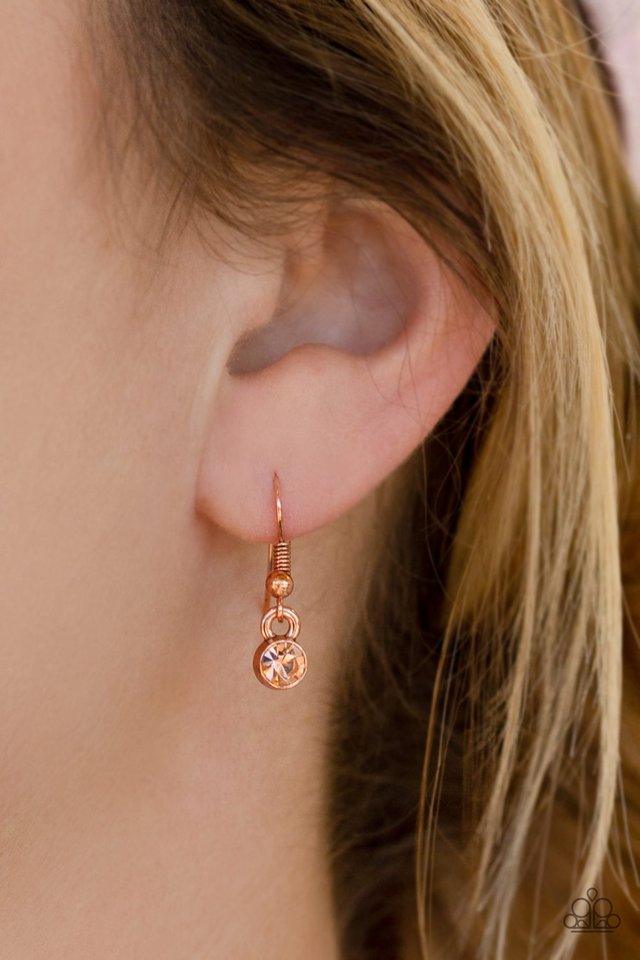 Paparazzi ♥ Step Into the Spotlight - Copper ♥ Necklace