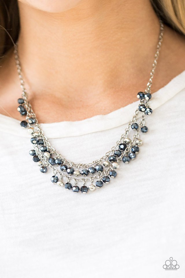 Paparazzi ♥ So In Season - Blue ♥ Necklace