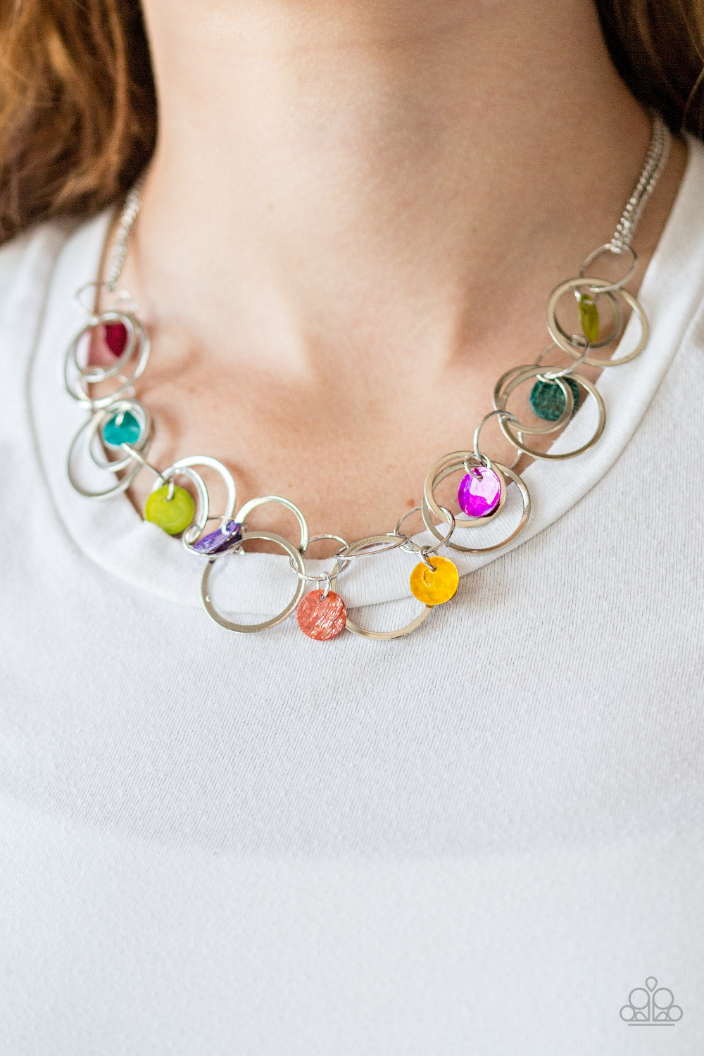 Paparazzi ♥ A Hot SHELL-er - Multi ♥  Necklace