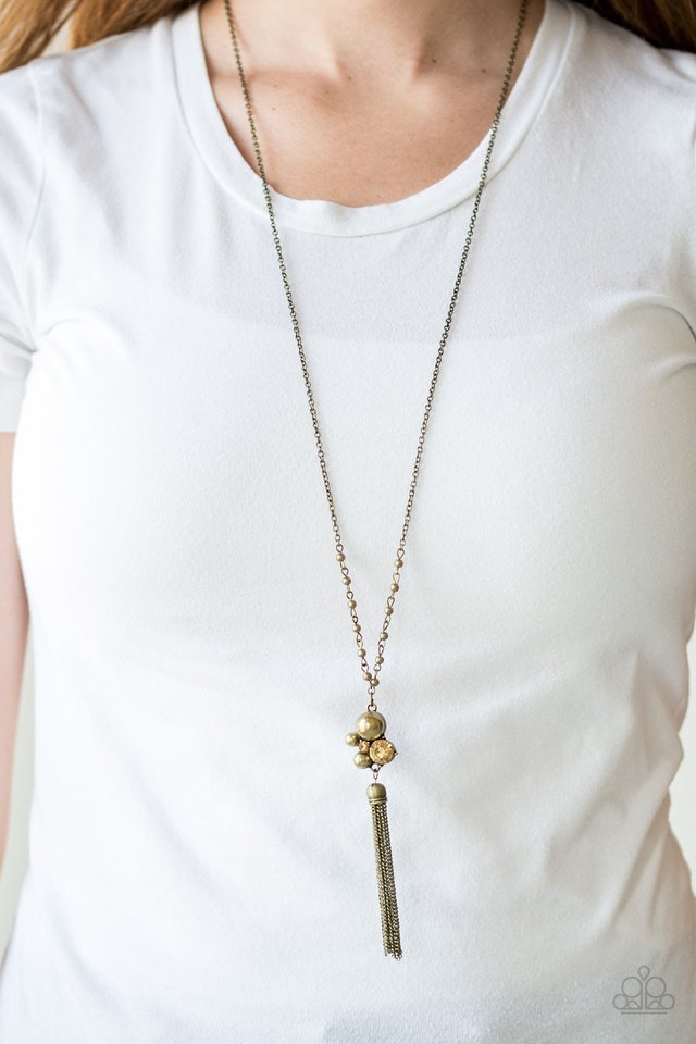 Paparazzi ♥ Uniquely Uptown - Brass ♥ Necklace