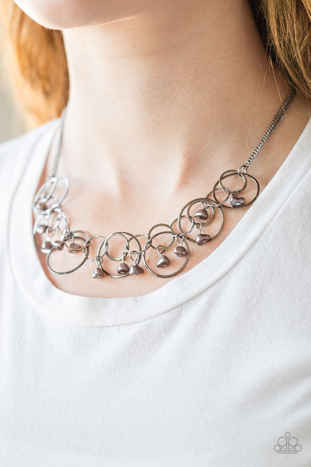 Paparazzi ♥ Seafront Scene - Black ♥ Necklace