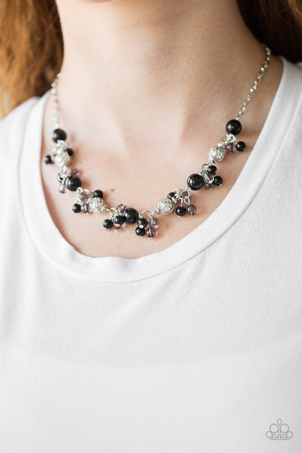 Paparazzi ♥ Weekday Wedding - Black ♥  Necklace