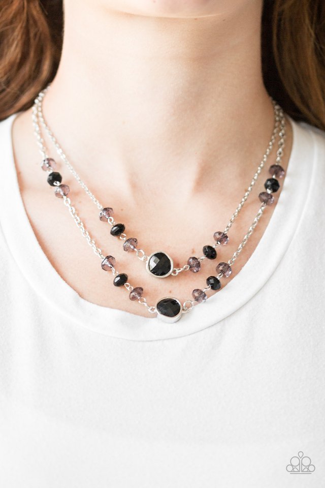 Paparazzi ♥ Gala Glow - Black ♥ Necklace