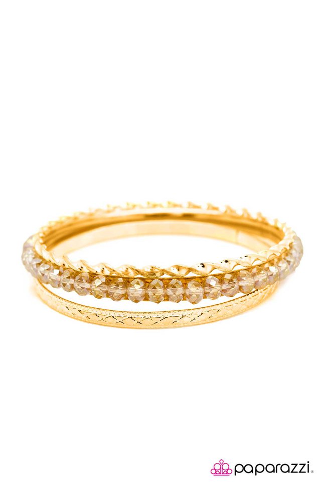 Paparazzi ♥ Above the Rest - Gold ♥ Bracelet