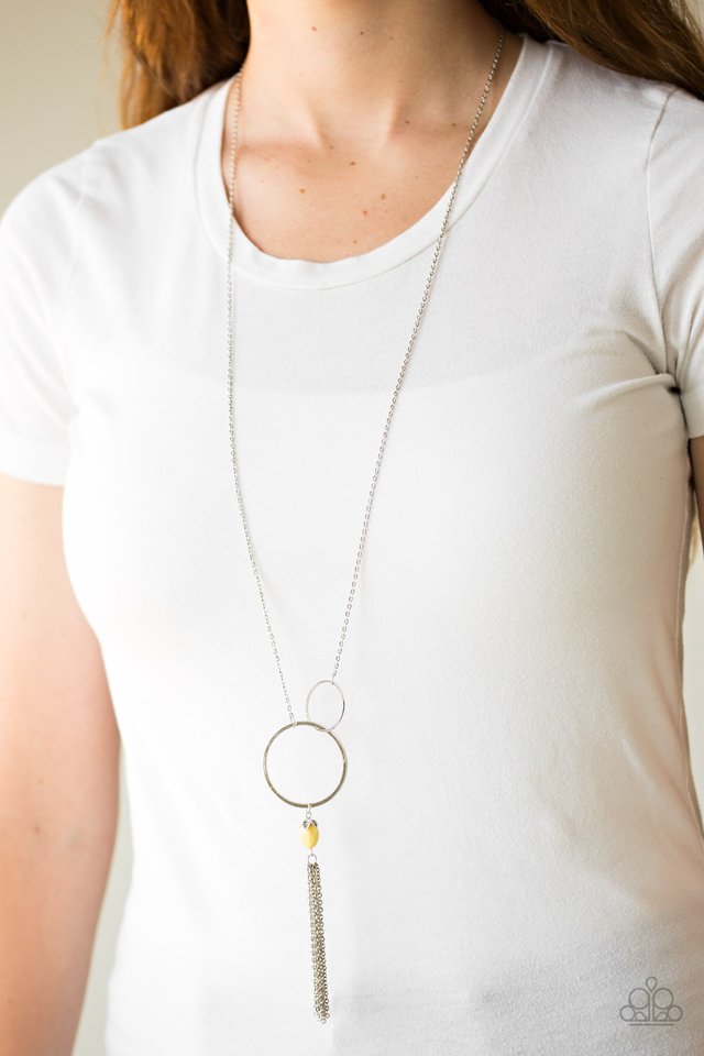 Paparazzi ♥ Offshore Odyssey - Yellow ♥ Necklace