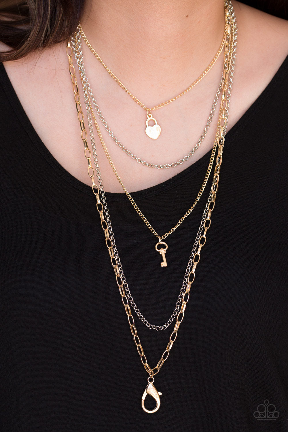 Paparazzi ♥ Right On Key - Multi Lanyard ♥  Lanyard