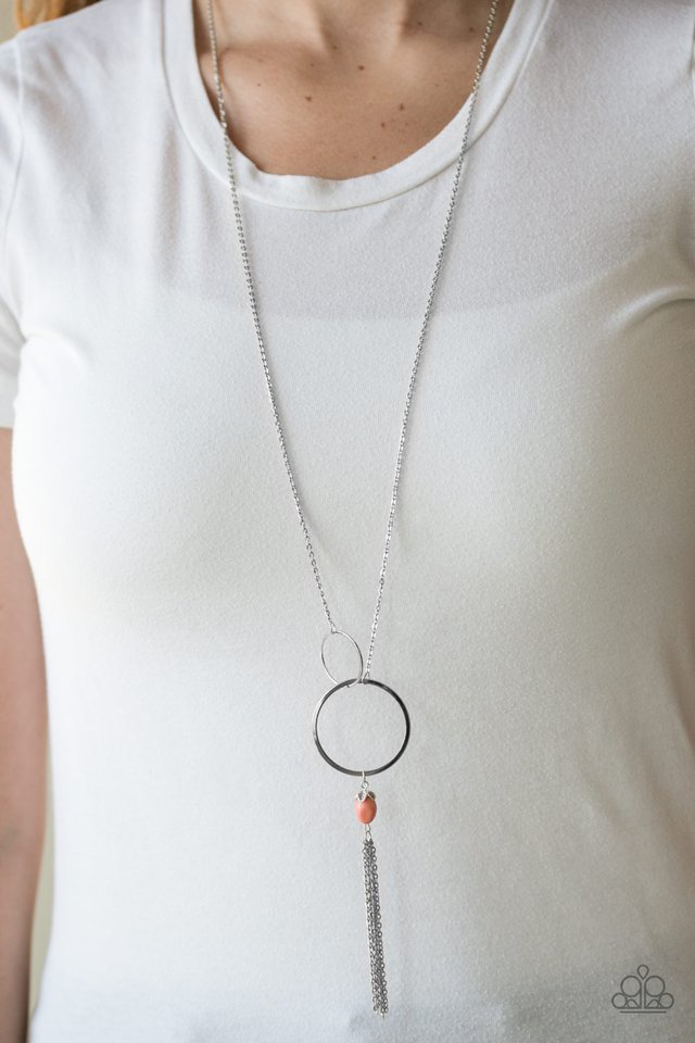Paparazzi ♥ Offshore Odyssey - Orange ♥ Necklace