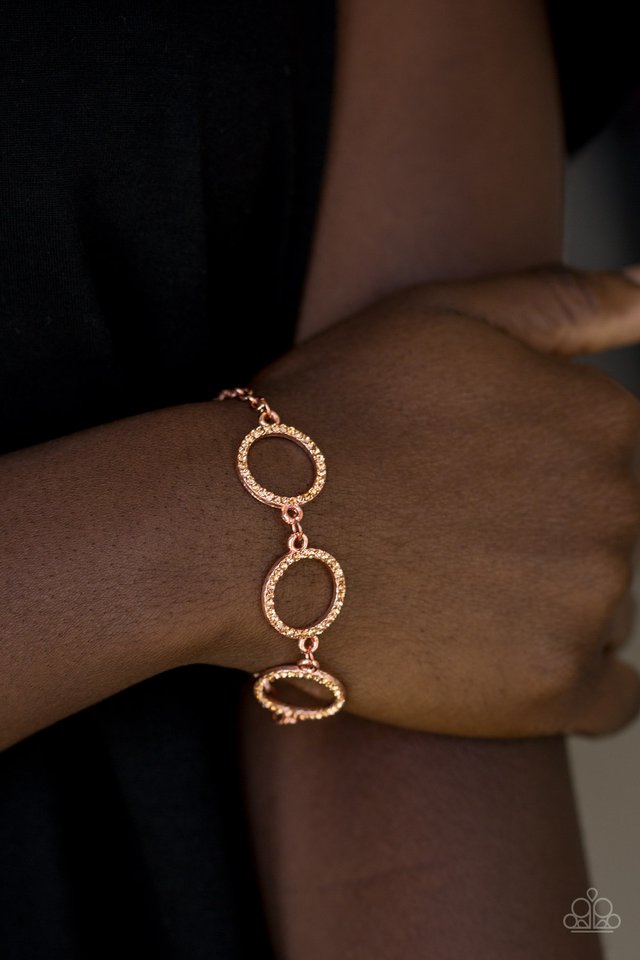 Paparazzi ♥ Dress The Part - Copper ♥ Bracelet