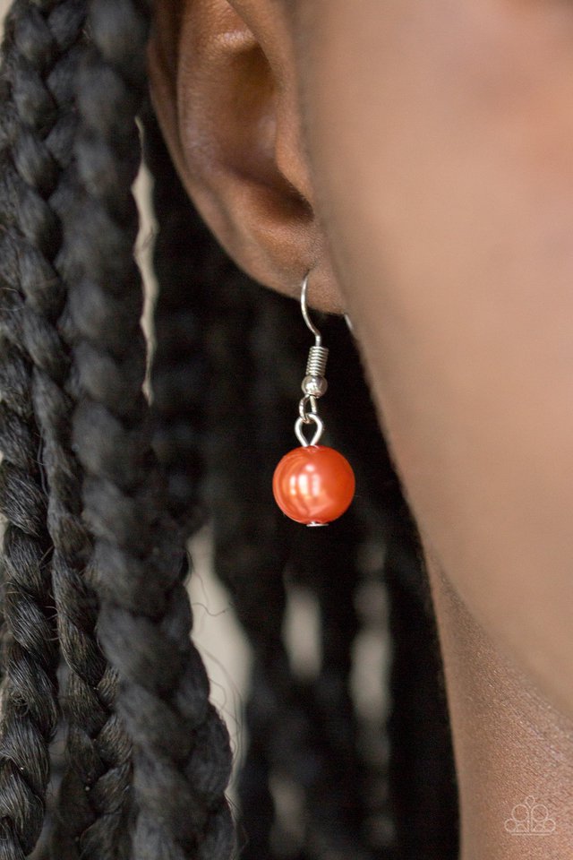 Paparazzi ♥ Party Dress Princess - Orange ♥ Necklace