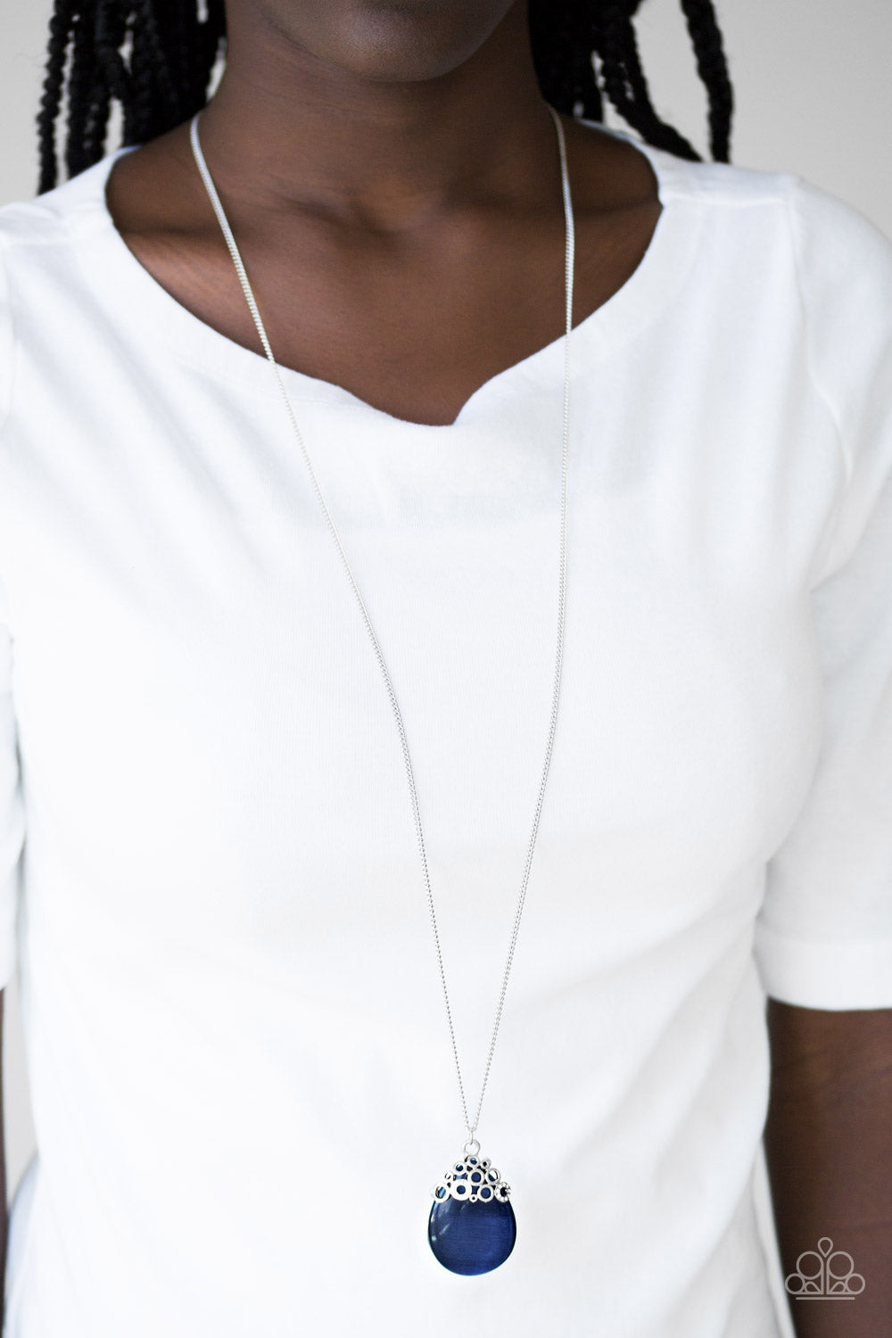 Paparazzi ♥ Nightcap and Gown - Blue ♥  Necklace