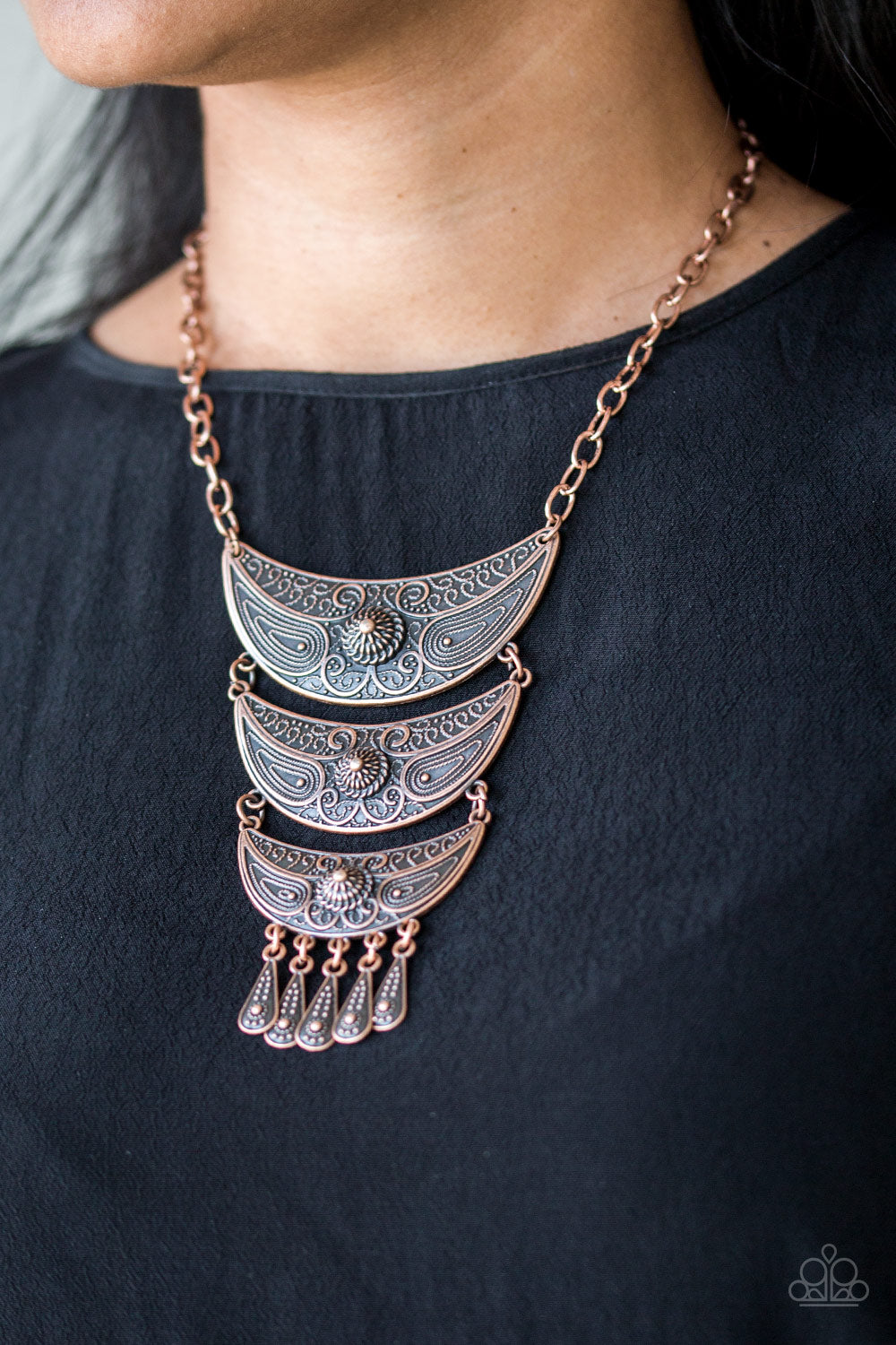 Paparazzi ♥ Go STEER-Crazy - Copper ♥  Necklace