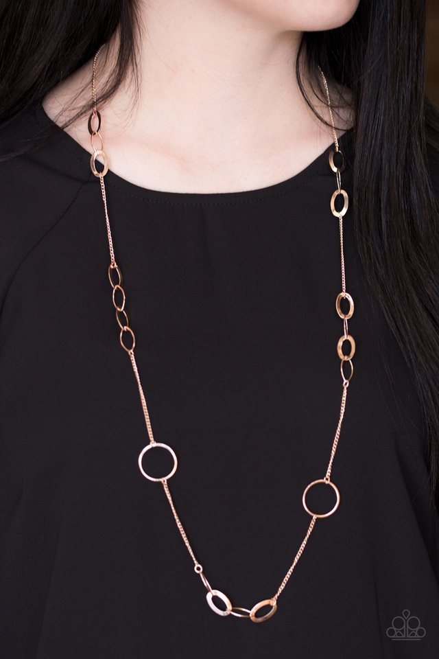 Paparazzi ♥ Standard Style - Rose Gold ♥ Necklace