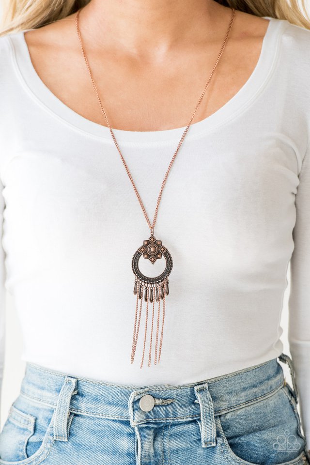 Paparazzi ♥ My Main MANTRA - Copper ♥ Necklace