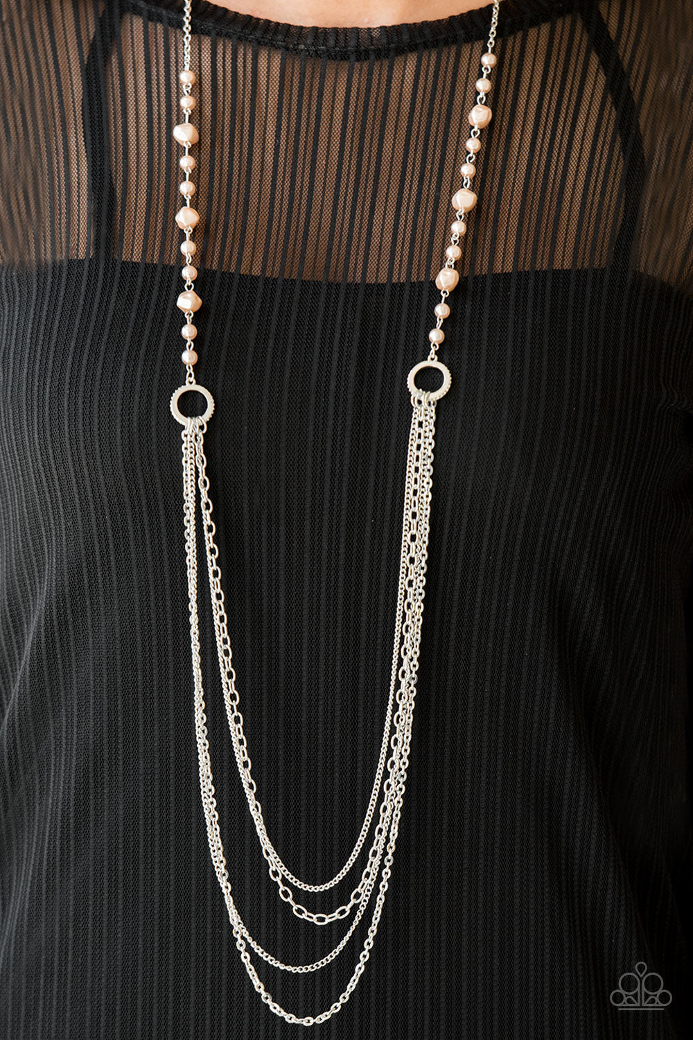 Paparazzi ♥ Contemporary Cadence - Brown ♥  Necklace