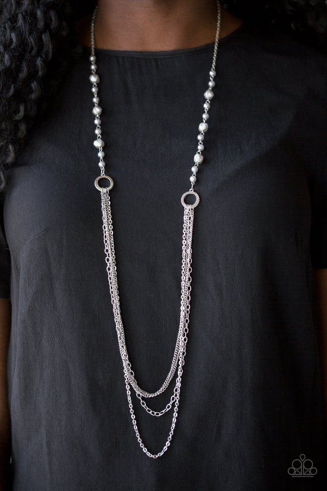 Paparazzi ♥ Contemporary Cadence - Silver ♥ Necklace