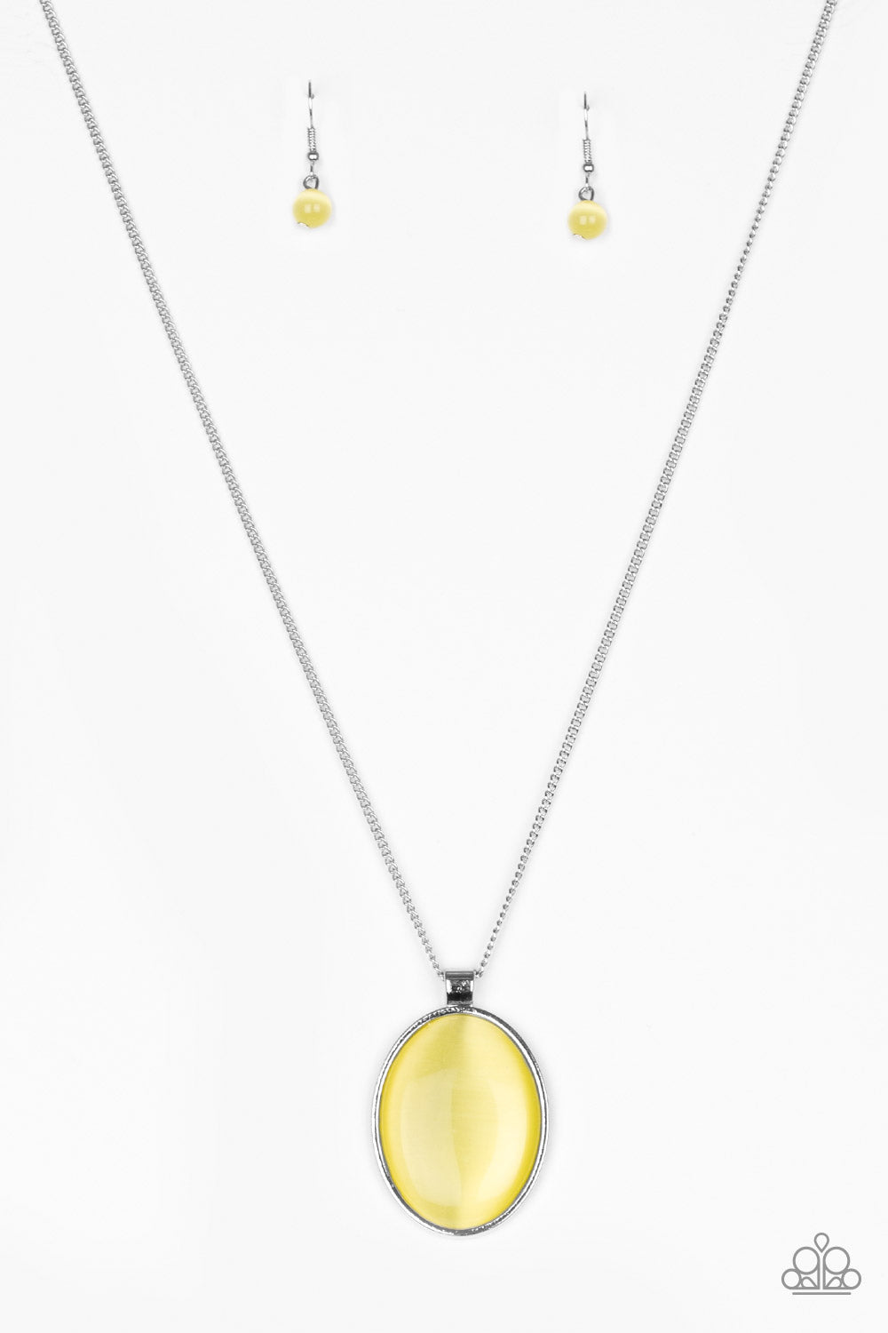 Paparazzi ♥ Pretty Poppin - Yellow ♥  Necklace