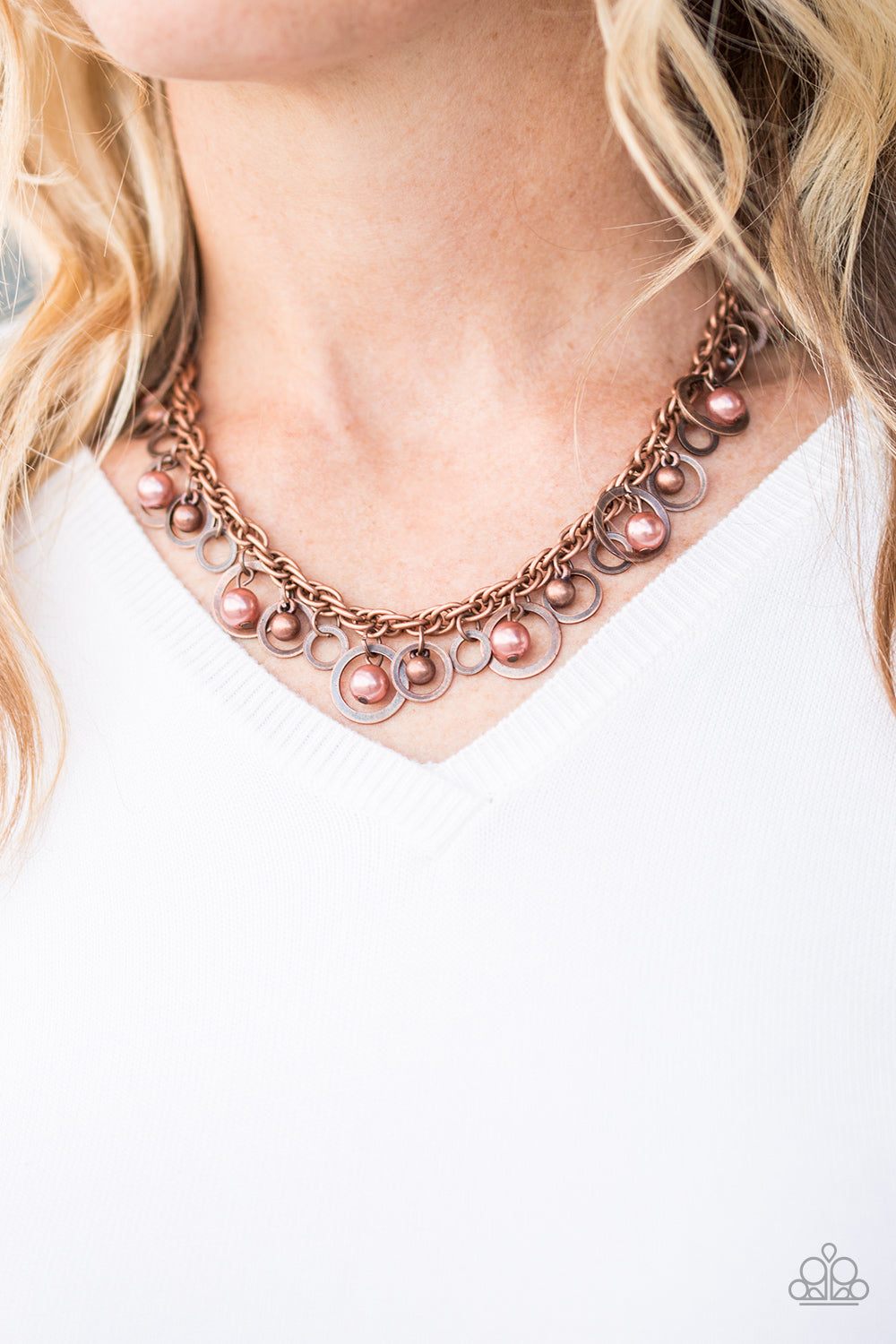Paparazzi ♥ Shipwreck Style - Copper ♥  Necklace