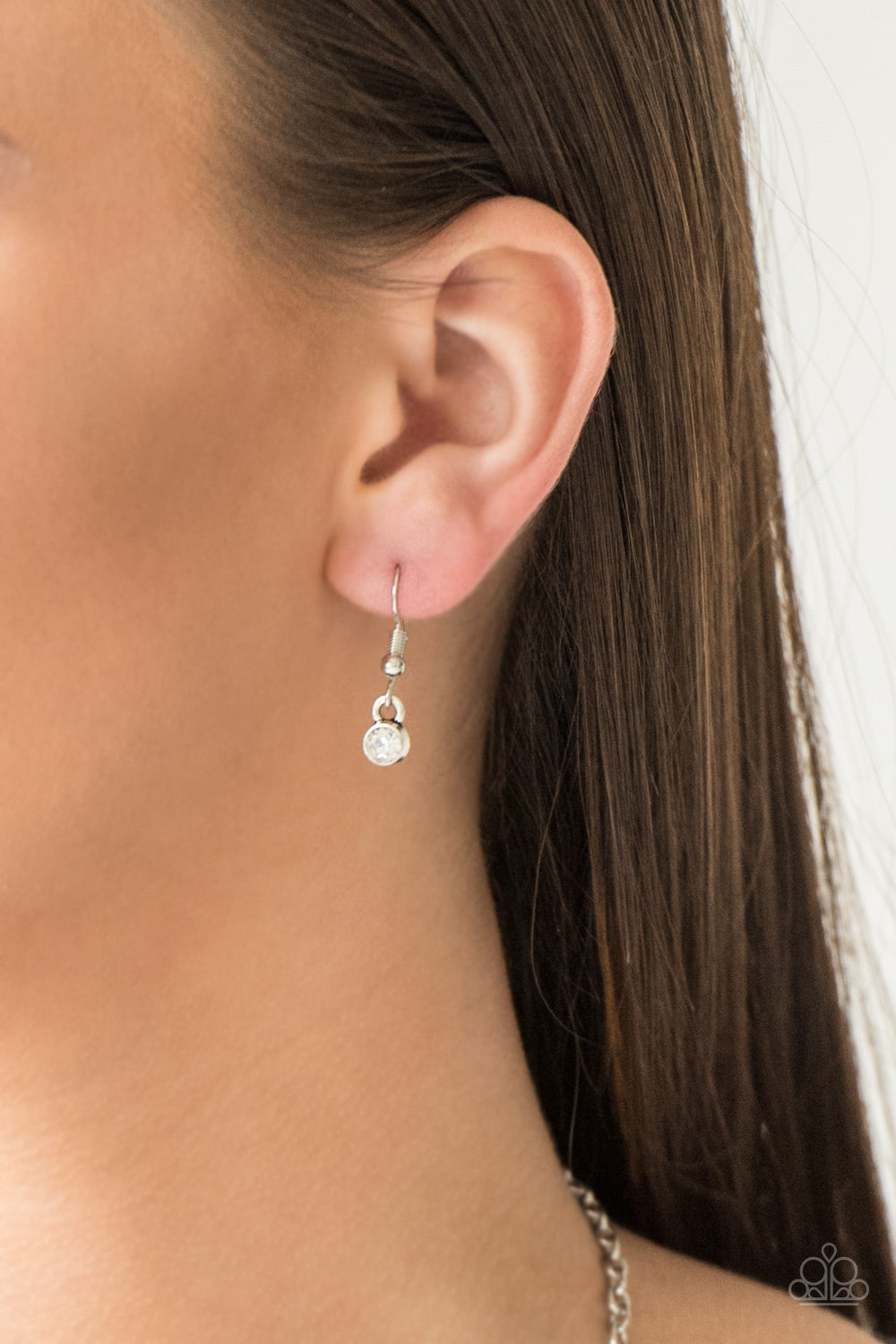 Paparazzi ♥ Royal In Roses - White ♥  Necklace