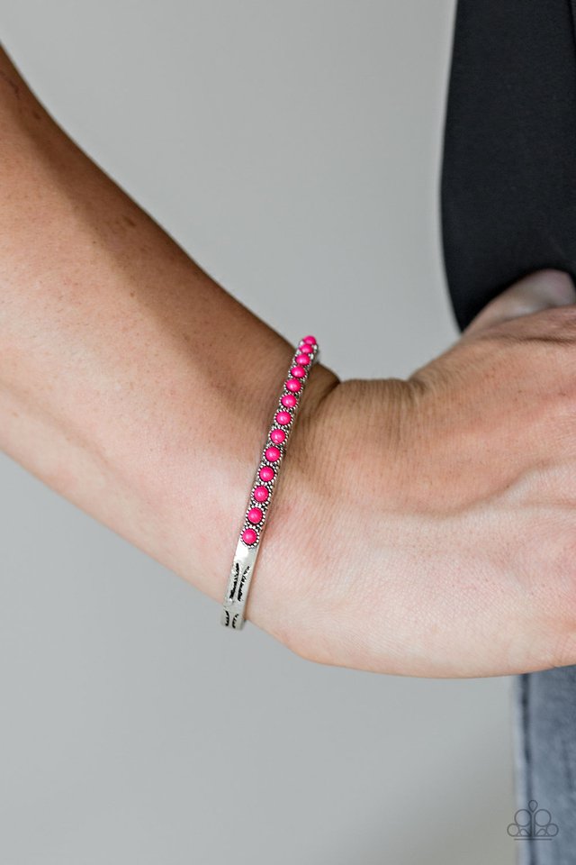 Paparazzi ♥ New Age Traveler - Pink ♥ Bracelet