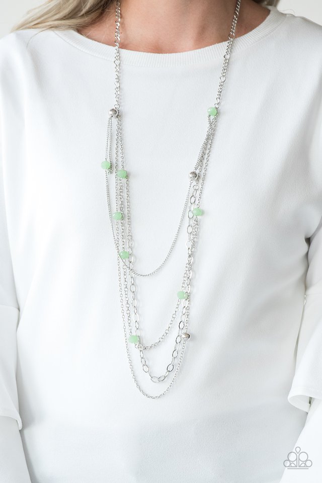 Paparazzi ♥ Glamour Grotto - Green ♥ Necklace