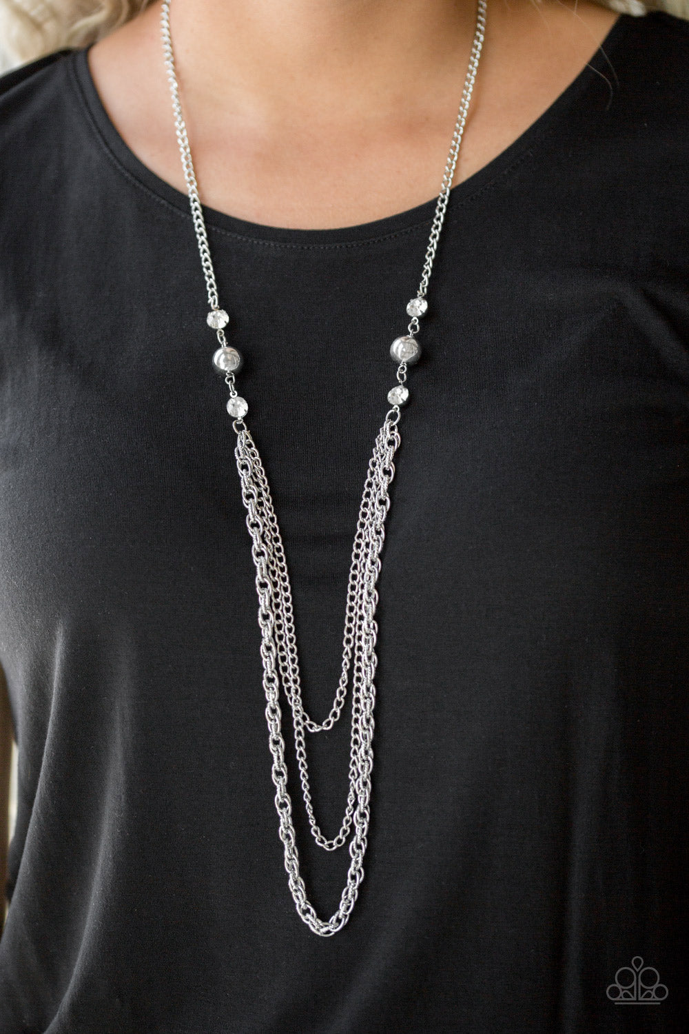 Paparazzi ♥ RITZ It All - White ♥  Necklace