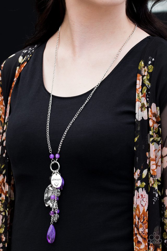 Paparazzi ♥ Hearts Content - Purple ♥ Necklace