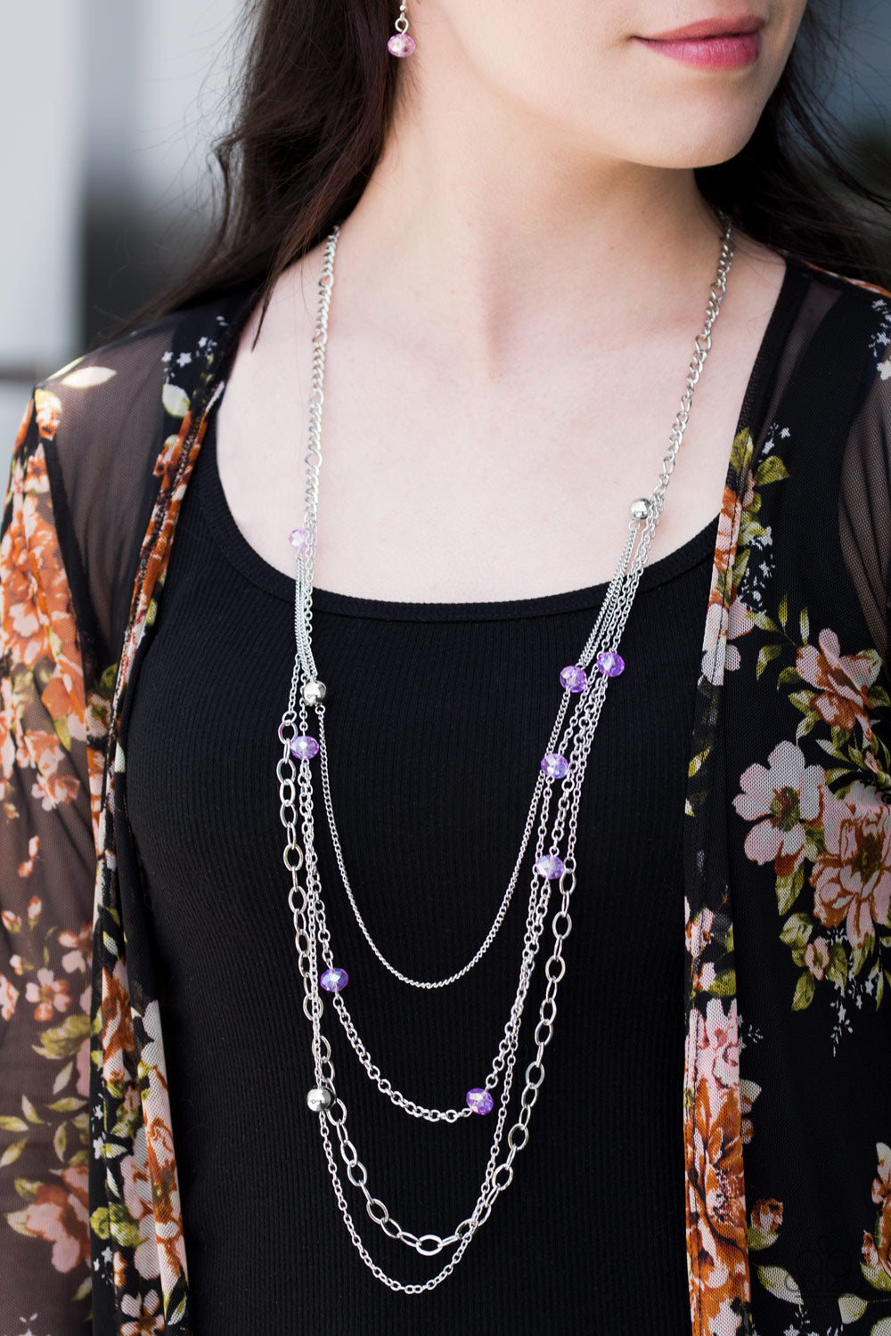 Paparazzi ♥ Glamour Grotto - Purple ♥  Necklace