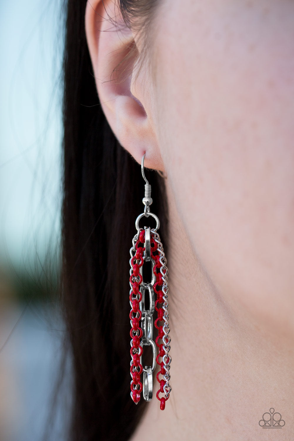 Paparazzi ♥ Right On Key - Red ♥  Necklace