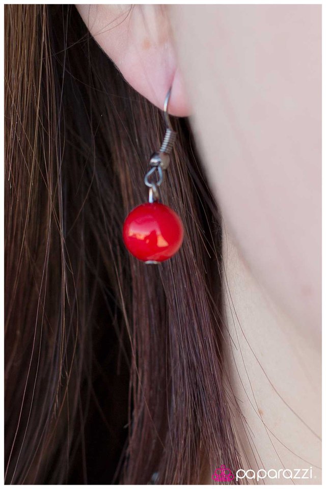 Paparazzi ♥ Lighthearted and Lively - Red ♥ Necklace