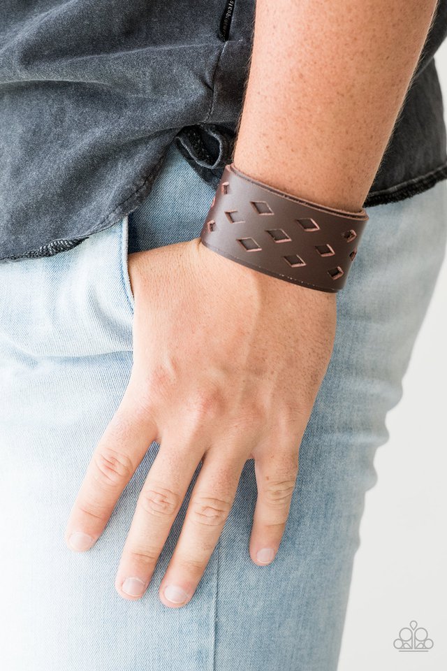 Paparazzi ♥ Bucking Bronco - Brown ♥ Bracelet