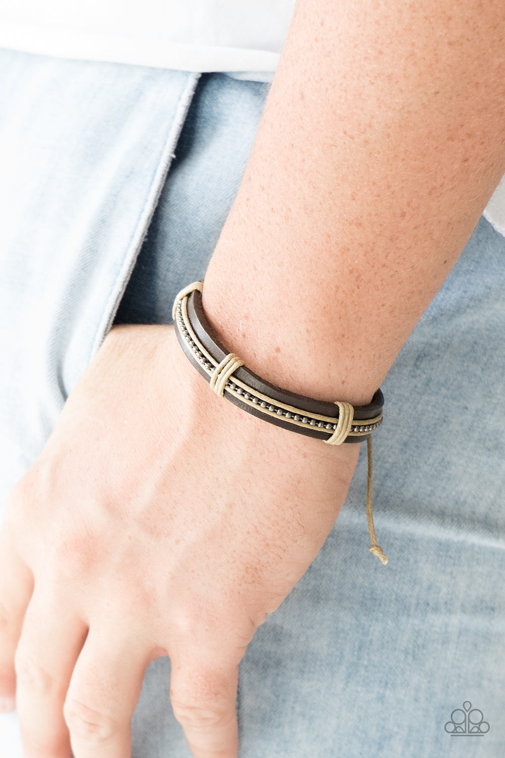 Paparazzi ♥ Rugged Rambler - Brown ♥  Bracelet