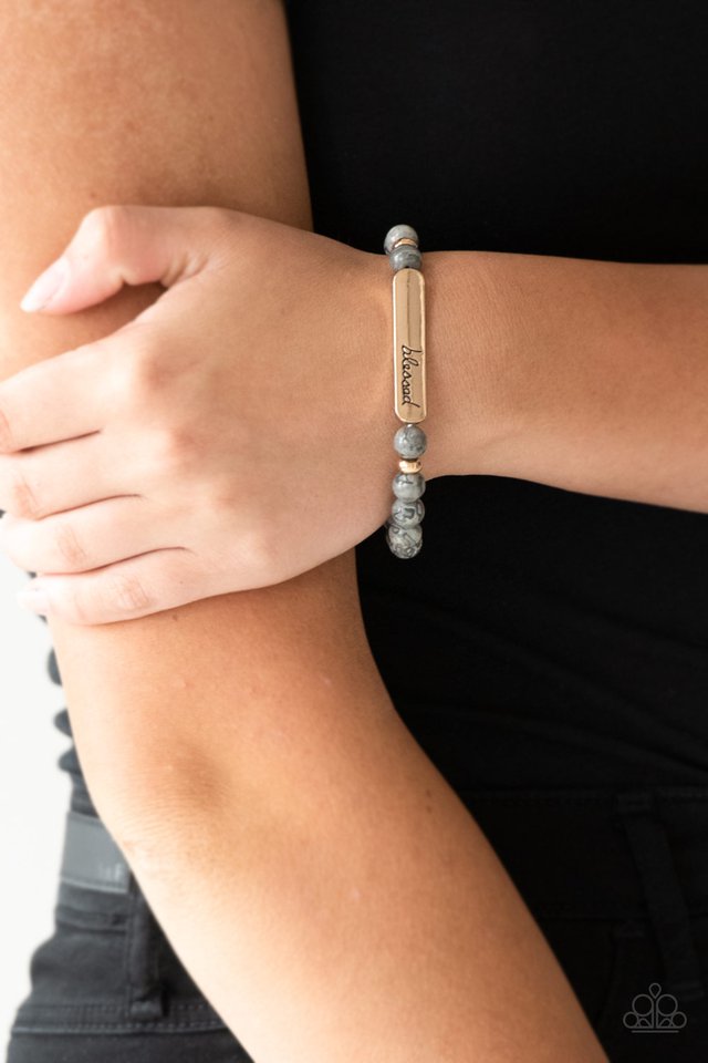 Paparazzi ♥ Born Blessed - Gold ♥ Bracelet