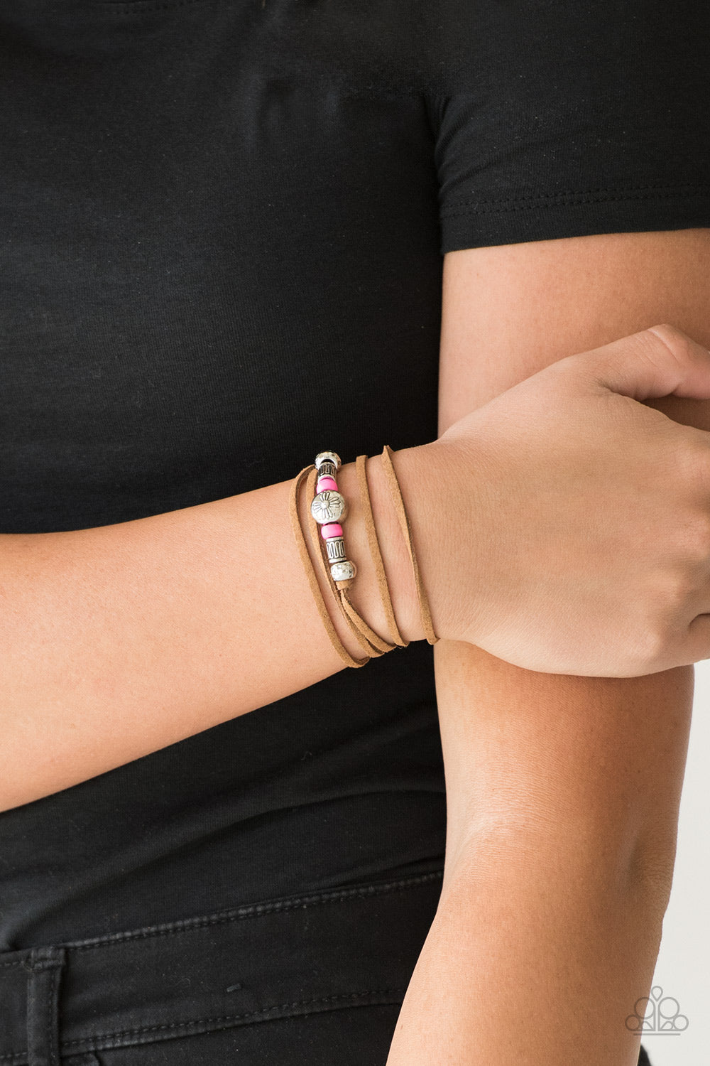 Paparazzi ♥ Find Your Way - Pink ♥  Bracelet