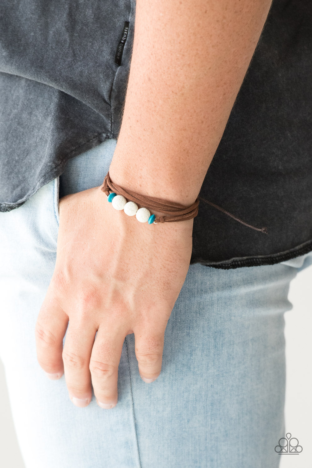 Paparazzi ♥ Adventure Zone - White ♥  Bracelet