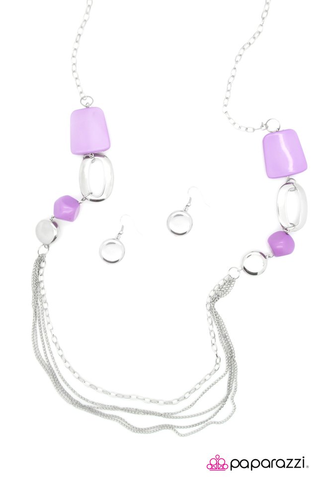 Paparazzi ♥ What You See Is What You Get - Purple ♥ Necklace