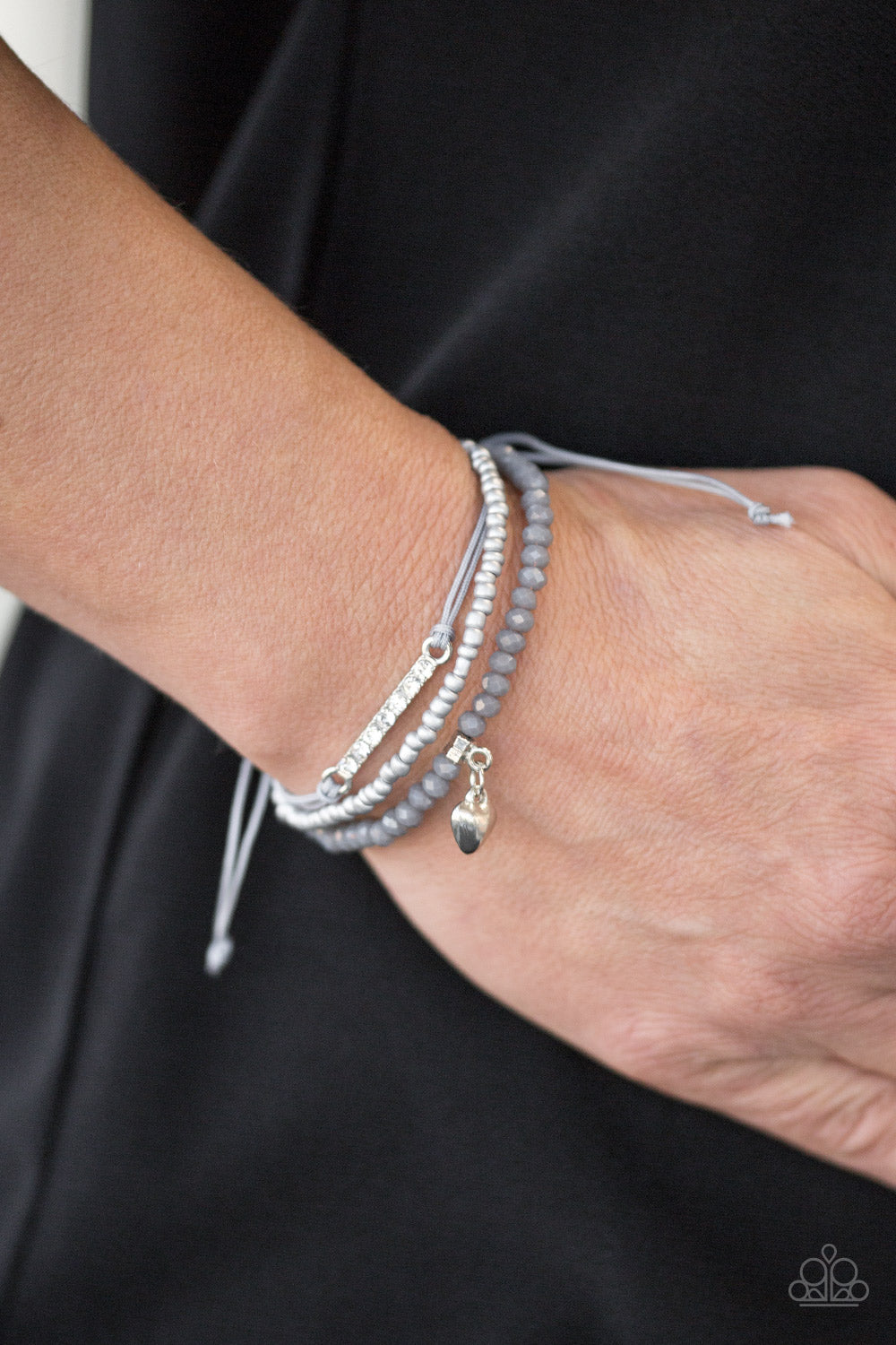 Paparazzi ♥ Reckless Romance - Silver ♥  Bracelet
