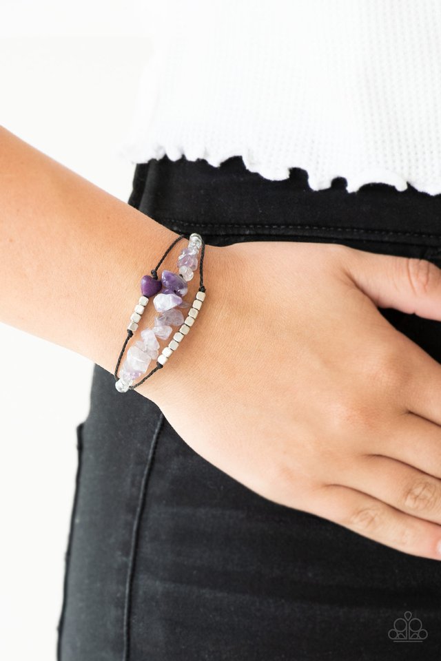 Paparazzi ♥ Nature Novice - Purple ♥ Bracelet