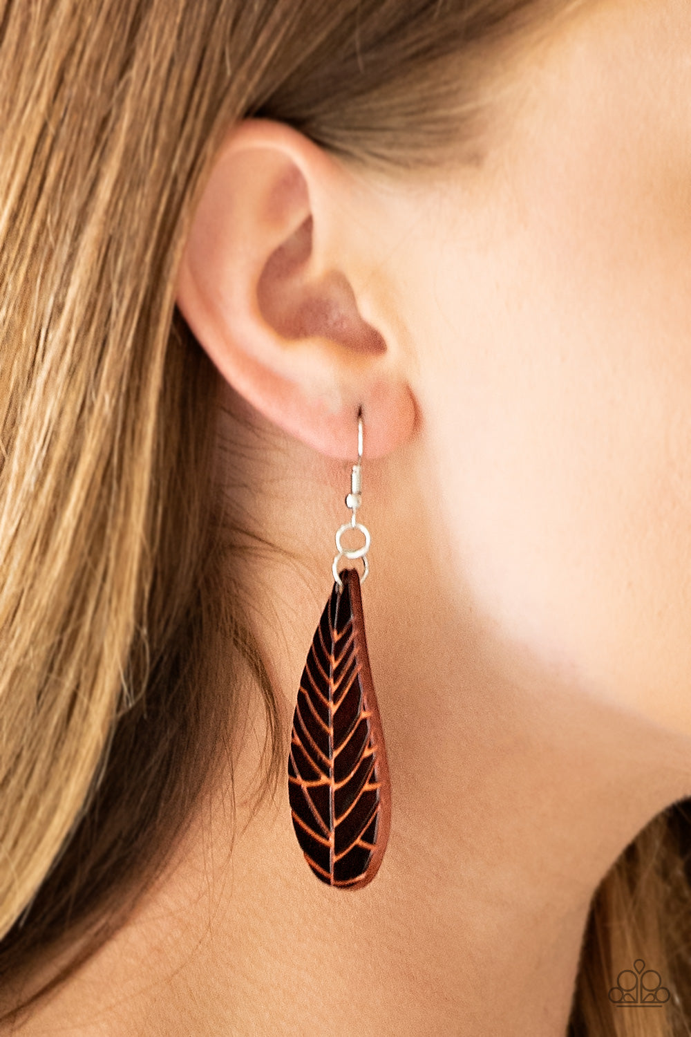 Paparazzi ♥ Nature Nouveau - Brown ♥  Earrings