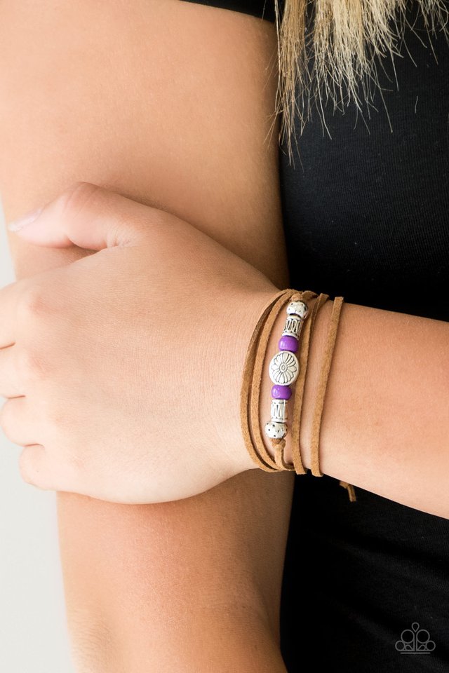 Paparazzi ♥ Clear A Path - Purple ♥ Bracelet